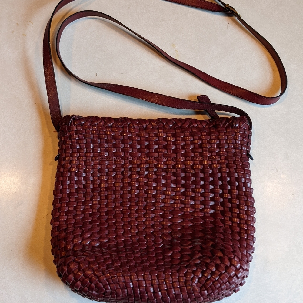 Latico Leather Woven Crossbody